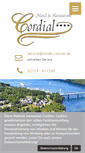 Mobile Screenshot of hotel-cordial.de